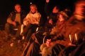 Lagerfeuer an Silvester